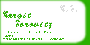 margit horovitz business card